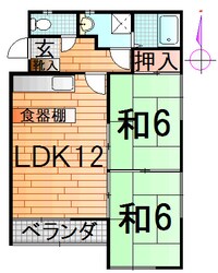 レジデンスベルツリーAの物件間取画像